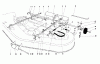 Toro 57357 (11-44) - 11-44 Lawn Tractor, 1984 (4000001-4999999) Ersatzteile MOWER LIFT ASSEMBLY