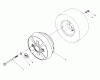 Toro 57357 (11-44) - 11-44 Lawn Tractor, 1984 (4000001-4999999) Ersatzteile WHEEL WEIGHT KIT MODEL NO. 59159 (OPTIONAL)