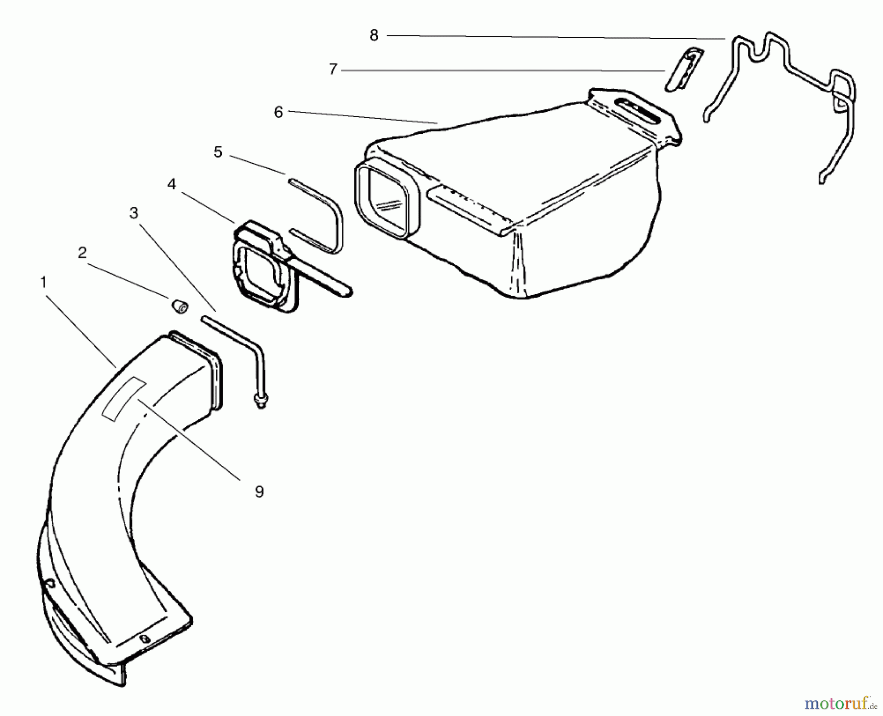  Toro Neu Accessories, Mower 59187 - Toro Rear Grass Catcher CATCHER ASSEMBLY