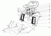 Toro 57360 (11-32) - 11-32 Lawn Tractor, 1986 (6000001-6999999) Ersatzteile REAR BODY & SEAT ASSEMBLY