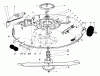 Toro 57360 (11-32) - 11-32 Lawn Tractor, 1987 (7000001-7999999) Ersatzteile CUTTING DECK MODEL 59130