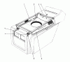 Toro 57360 (11-32) - 11-32 Lawn Tractor, 1987 (7000001-7999999) Ersatzteile HOOD DUCT ASSEMBLY
