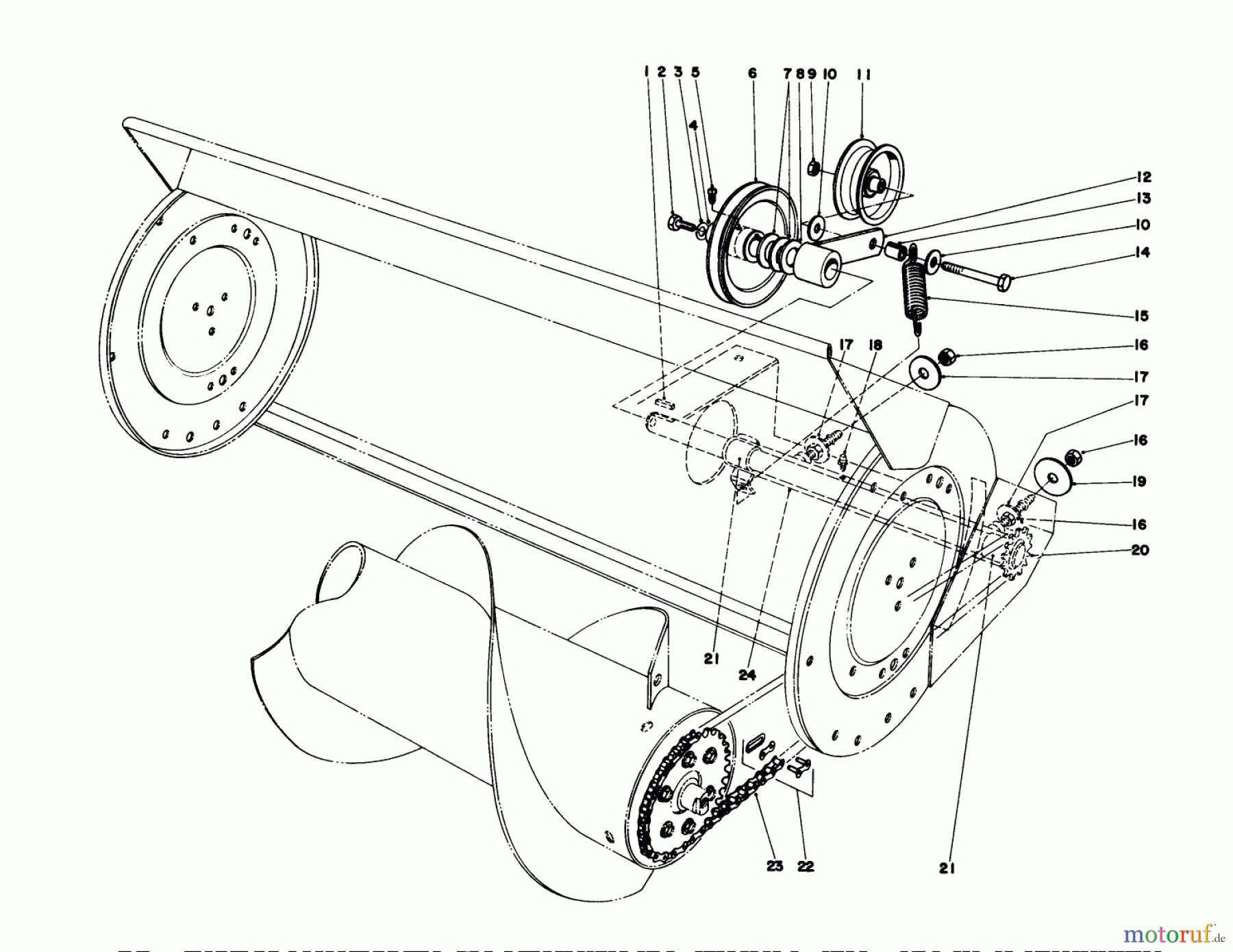 Toro Neu Mowers, Lawn & Garden Tractor Seite 1 57375 - Toro 8 hp Front Engine Rider, 1980 (0000001-0999999) 36
