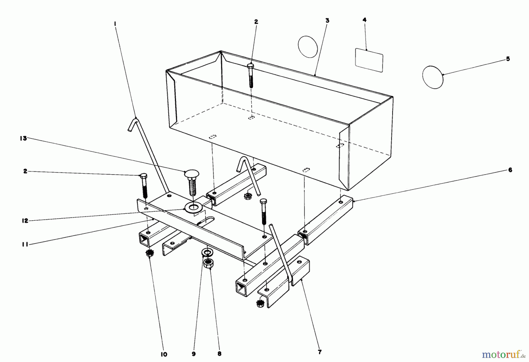 Toro Neu Mowers, Lawn & Garden Tractor Seite 1 57375 - Toro 8 hp Front Engine Rider, 1980 (0000001-0999999) 36