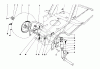 Toro 57375 - 8 hp Front Engine Rider, 1980 (0000001-0999999) Ersatzteile FRONT AXLE ASSEMBLY