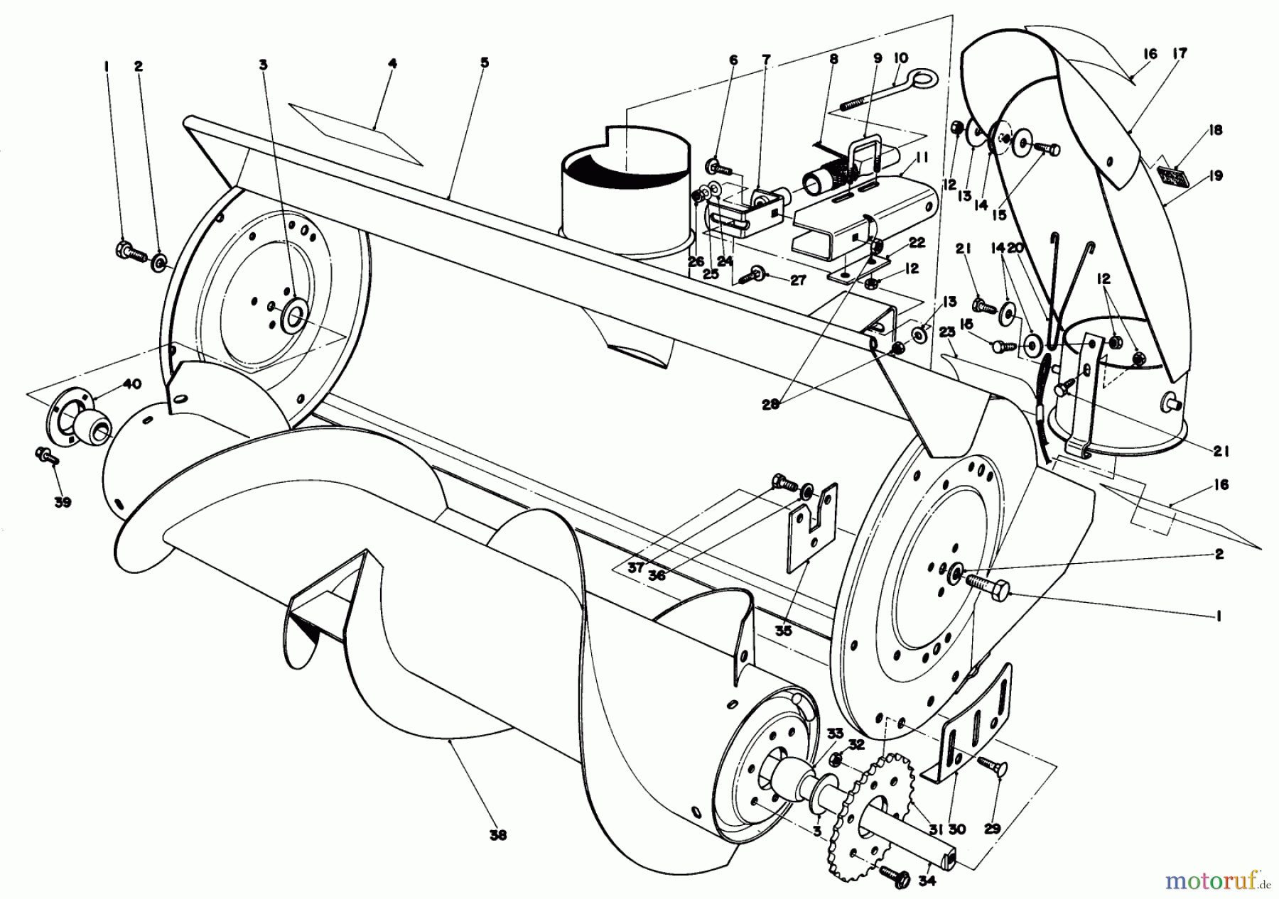  Toro Neu Mowers, Lawn & Garden Tractor Seite 1 57385 - Toro 11 hp Front Engine Rider, 1980 (0000001-0999999) 36