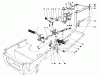 Toro 57380 - 8 hp Front Engine Rider, 1980 (0000001-0999999) Ersatzteile BRAKE & CLUTCH PEDAL ASSEMBLY