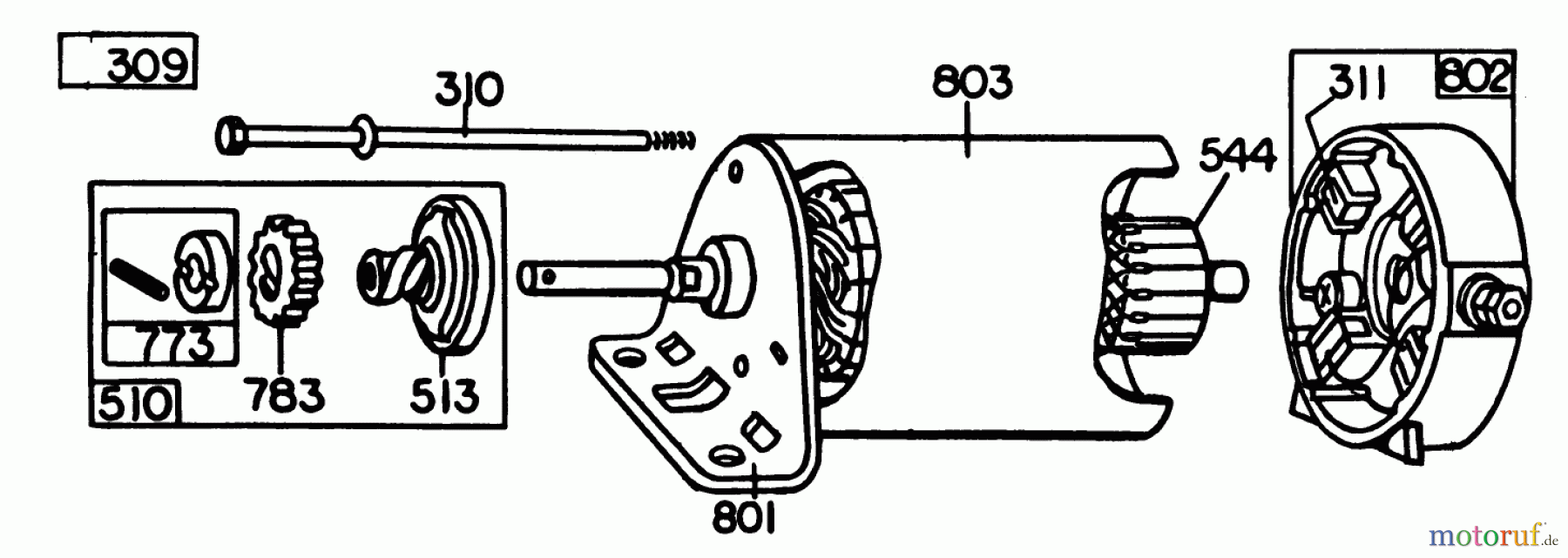  Toro Neu Mowers, Lawn & Garden Tractor Seite 1 57385 - Toro 11 hp Front Engine Rider, 1980 (0000001-0999999) BRIGGS & STRATTON MODEL 252707-0177-01 (MODEL 57385)