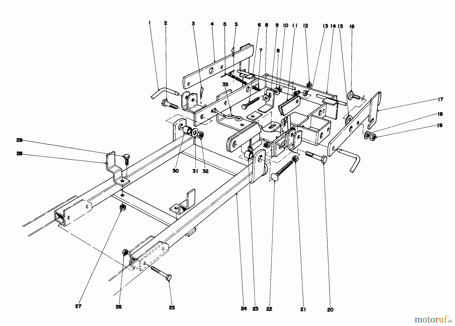 Toro Neu Mowers, Lawn & Garden Tractor Seite 1 57385 - Toro 11 hp Front Engine Rider, 1981 (1000001-1999999) 36