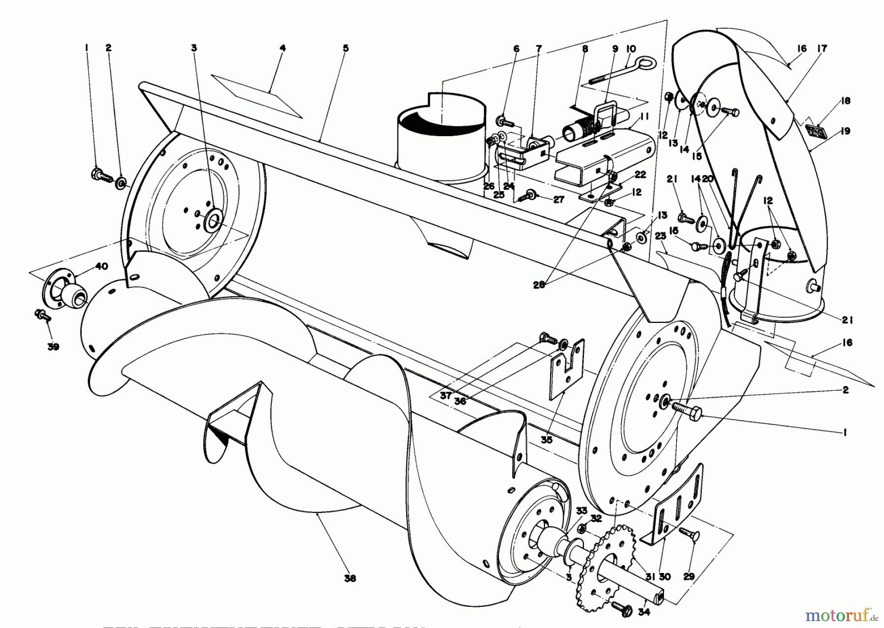  Toro Neu Mowers, Lawn & Garden Tractor Seite 1 57385 - Toro 11 hp Front Engine Rider, 1981 (1000001-1999999) 36
