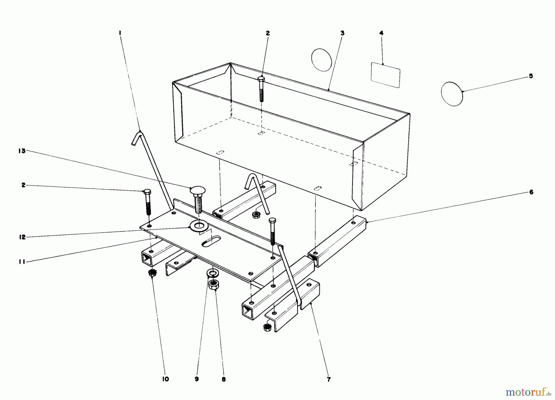 Toro Neu Mowers, Lawn & Garden Tractor Seite 1 57385 - Toro 11 hp Front Engine Rider, 1981 (1000001-1999999) 36