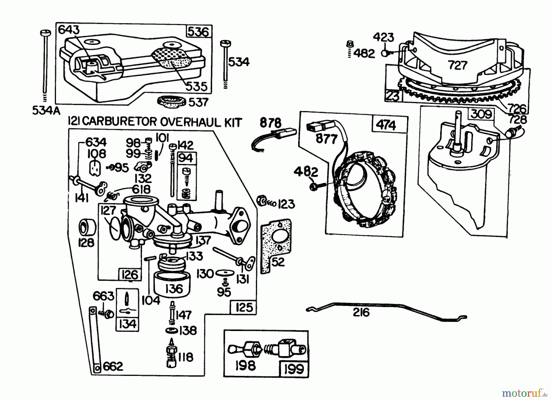 Toro Neu Mowers, Lawn & Garden Tractor Seite 1 57385 - Toro 11 hp Front Engine Rider, 1981 (1000001-1999999) BRIGGS & STRATTON MODEL 252707-0223-01, ENGINE BRIGGS & STRATTON MODEL 252707-0177-01 #1