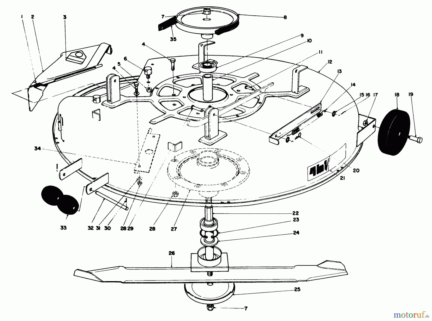 Toro Neu Mowers, Lawn & Garden Tractor Seite 1 57410 - Toro 12 hp Electric Start Lawn Tractor, 1988 (8000001-8999999) 32