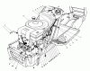 Toro 57410 - 12 hp Electric Start Lawn Tractor, 1988 (8000001-8999999) Ersatzteile ENGINE ASSEMBLY