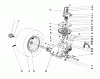 Toro 57410 - 12 hp Electric Start Lawn Tractor, 1988 (8000001-8999999) Ersatzteile TRANSAXLE & CLUTCH ASSEMBLY