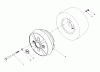 Toro 57410 - 12 hp Electric Start Lawn Tractor, 1988 (8000001-8999999) Ersatzteile WHEEL WEIGHT KIT MODEL NO. 59159 (OPTIONAL)