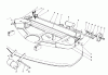 Toro 57430 (12-44) - 12-44 Pro Lawn Tractor, 1988 (8000001-8999999) Ersatzteile 44" CUTTING DECK MODEL NO. 57358 #2