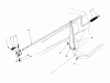 Toro 57430 (12-44) - 12-44 Pro Lawn Tractor, 1988 (8000001-8999999) Ersatzteile CHUTE CONTROL ASSEMBLY 36" SNOWTHROWER ATTACHMENT MODEL NO. 59160 (OPTIONAL)