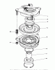 Toro 57430 (12-44) - 12-44 Pro Lawn Tractor, 1988 (8000001-8999999) Ersatzteile CLUTCH ASSEMBLY NO. 44-0770