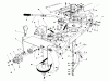 Toro 57430 (12-44) - 12-44 Pro Lawn Tractor, 1988 (8000001-8999999) Ersatzteile FRAME & PULLEY ASSEMBLY 36" SNOWTHROWER ATTACHMENT MODEL NO. 59160 (OPTIONAL)