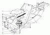 Toro 57450 (12-32) - 12-32 Lawn Tractor, 1991 (1000001-1999999) Ersatzteile CLUTCH & PULLEY ASSEMBLY