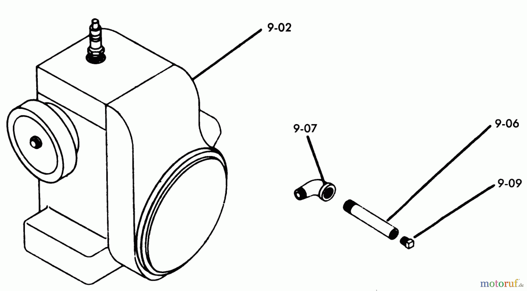  Toro Neu Mowers, Lawn & Garden Tractor Seite 1 61-16K801 (C-160) - Toro C-160 8-Speed Tractor, 1976 ENGINE
