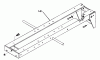 Toro 61-16KS02 (C-160) - C-160 Automatic Tractor, 1976 Ersatzteile 1.000 FRAME ASSEMBLY