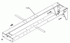 Toro 61-12KS03 (C-120) - C-120 Automatic Tractor, 1976 Ersatzteile FRAME ASSEMBLY