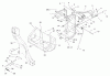 Toro 78200 - Quiet Collector, Wheel Horse 260-Series Lawn and Garden Tractors, 2002 (220000001-220999999) Ersatzteile FRAME AND BOTTOM HOPPER ASSEMBLY