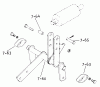 Toro 61-16OS02 (D-160) - D-160 Automatic Tractor, 1976 Ersatzteile 7.060 HYDRAULIC LIFT LINKAGE