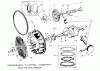 Toro 61-16OS02 (D-160) - D-160 Automatic Tractor, 1976 Ersatzteile ONAN 16 HP ENGINE (MODEL #BF-MS/2929 E)(CRANKSHAFT, FLYWHEEL, CAMSHAFT, AND PISTON GROUP)