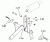 Toro 61-20KS01 (D-200) - D-200 Automatic Tractor, 1976 Ersatzteile HYDRAULIC LIFT LINKAGE