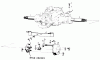 Toro 61-20RG01 (D-250) - D-250 10-Speed Tractor, 1976 Ersatzteile BRAKES