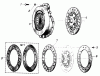 Toro 61-20RG01 (D-250) - D-250 10-Speed Tractor, 1976 Ersatzteile CLUTCH