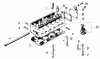 Toro 61-20RG01 (D-250) - D-250 10-Speed Tractor, 1976 Ersatzteile CYLINDER HEAD