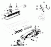 Toro 61-20RG01 (D-250) - D-250 10-Speed Tractor, 1976 Ersatzteile CYLINDER HEAD COVER AND INTAKE MANIFOLD