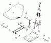 Toro 61-20RG01 (D-250) - D-250 10-Speed Tractor, 1976 Ersatzteile FENDER AND SEAT ASSEMBLIES AND TOOL KIT #2
