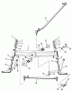 Toro 61-20RG01 (D-250) - D-250 10-Speed Tractor, 1976 Ersatzteile FRONT AXLE, SPINDLES AND TIE RODS