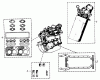 Toro 61-20RG01 (D-250) - D-250 10-Speed Tractor, 1976 Ersatzteile GASKET SETS
