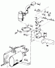 Toro 61-20RG01 (D-250) - D-250 10-Speed Tractor, 1976 Ersatzteile GOVERNOR PARTS-EXHAUST SYSTEM AND AIR FILTER
