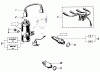 Toro 61-20RG01 (D-250) - D-250 10-Speed Tractor, 1976 Ersatzteile IGNITION COIL AND CABLES