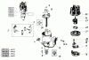 Toro 61-20RG01 (D-250) - D-250 10-Speed Tractor, 1976 Ersatzteile IGNITION DISTRIBUTOR