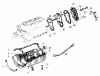Toro 61-20RG01 (D-250) - D-250 10-Speed Tractor, 1976 Ersatzteile OIL SUMP AND TIMING CHAIN COVER