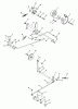 Toro 71-08K801 (B-60) - B-80 8-Speed Tractor, 1977 Ersatzteile BRAKE/CLUTCH & SPEED CONTROL LINKAGE
