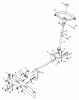 Toro 71-08K801 (B-60) - B-80 8-Speed Tractor, 1977 Ersatzteile FRONT AXLE & STEERING