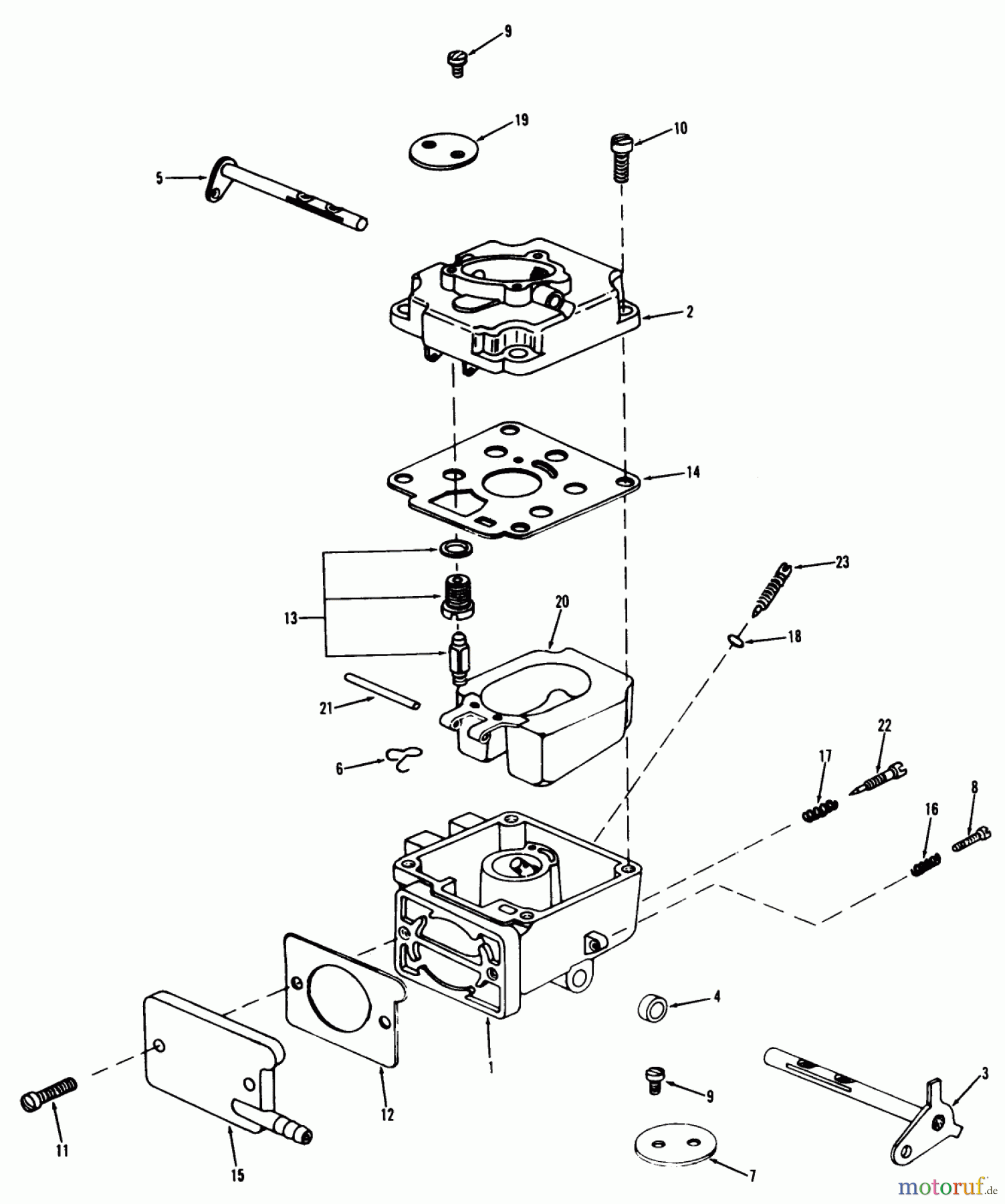  Toro Neu Mowers, Lawn & Garden Tractor Seite 1 71-16OS01 (D-160) - Toro D-160 Automatic Tractor, 1977 D-160 ONAN ENGINE, CARBURETOR PARTS GROUP