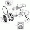 Toro 71-16OS01 (D-160) - D-160 Automatic Tractor, 1977 Ersatzteile D-160 ONAN ENGINE, CRANKSHAFT, CAMSHAFT, PISTONS AND FLYWHEEL GROUP
