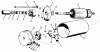 Toro 71-16OS01 (D-160) - D-160 Automatic Tractor, 1977 Ersatzteile D-160 ONAN ENGINE, STARTING MOTOR PARTS GROUP