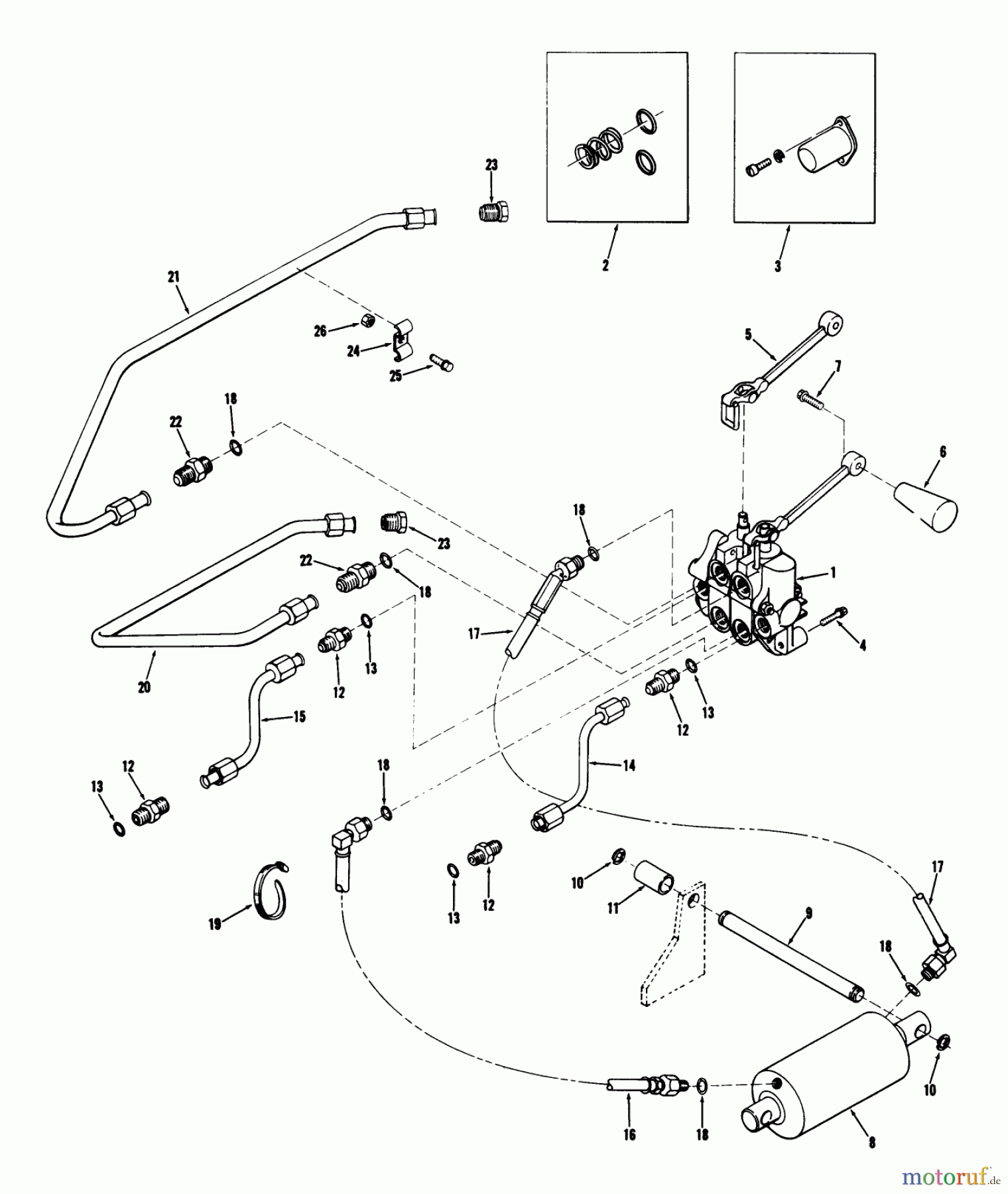 Toro Neu Mowers, Lawn & Garden Tractor Seite 1 71-16OS01 (D-160) - Toro D-160 Automatic Tractor, 1977 HYDRAULIC SYSTEM