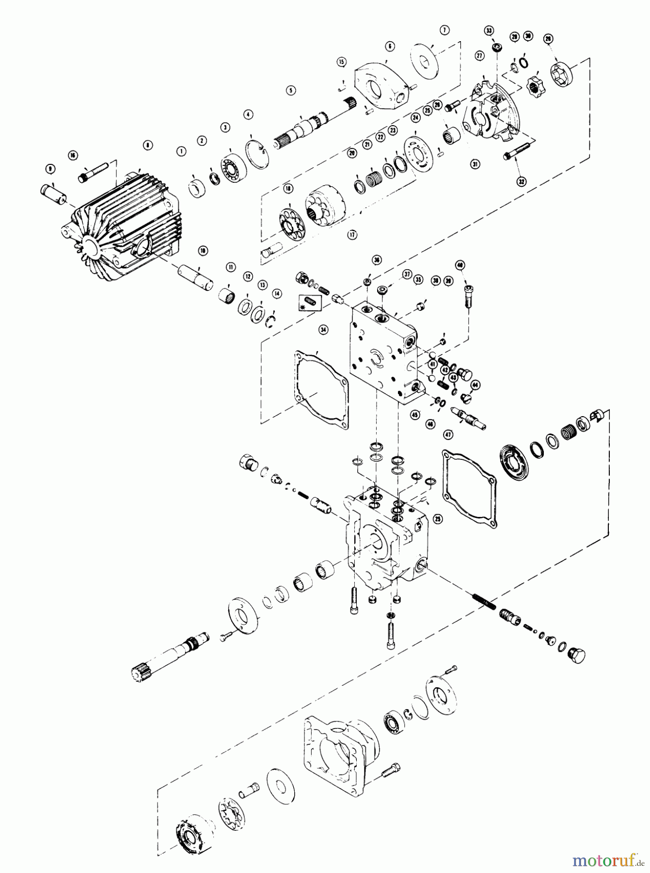 Toro Neu Mowers, Lawn & Garden Tractor Seite 1 71-16OS01 (D-160) - Toro D-160 Automatic Tractor, 1977 HYDROSTATIC TRANSMISSION #1